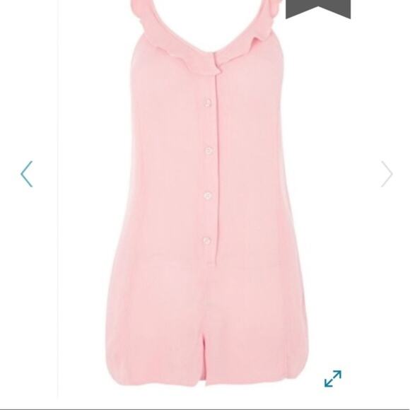 TOPSHOP Ruffle Romper - Picture 1 of 8